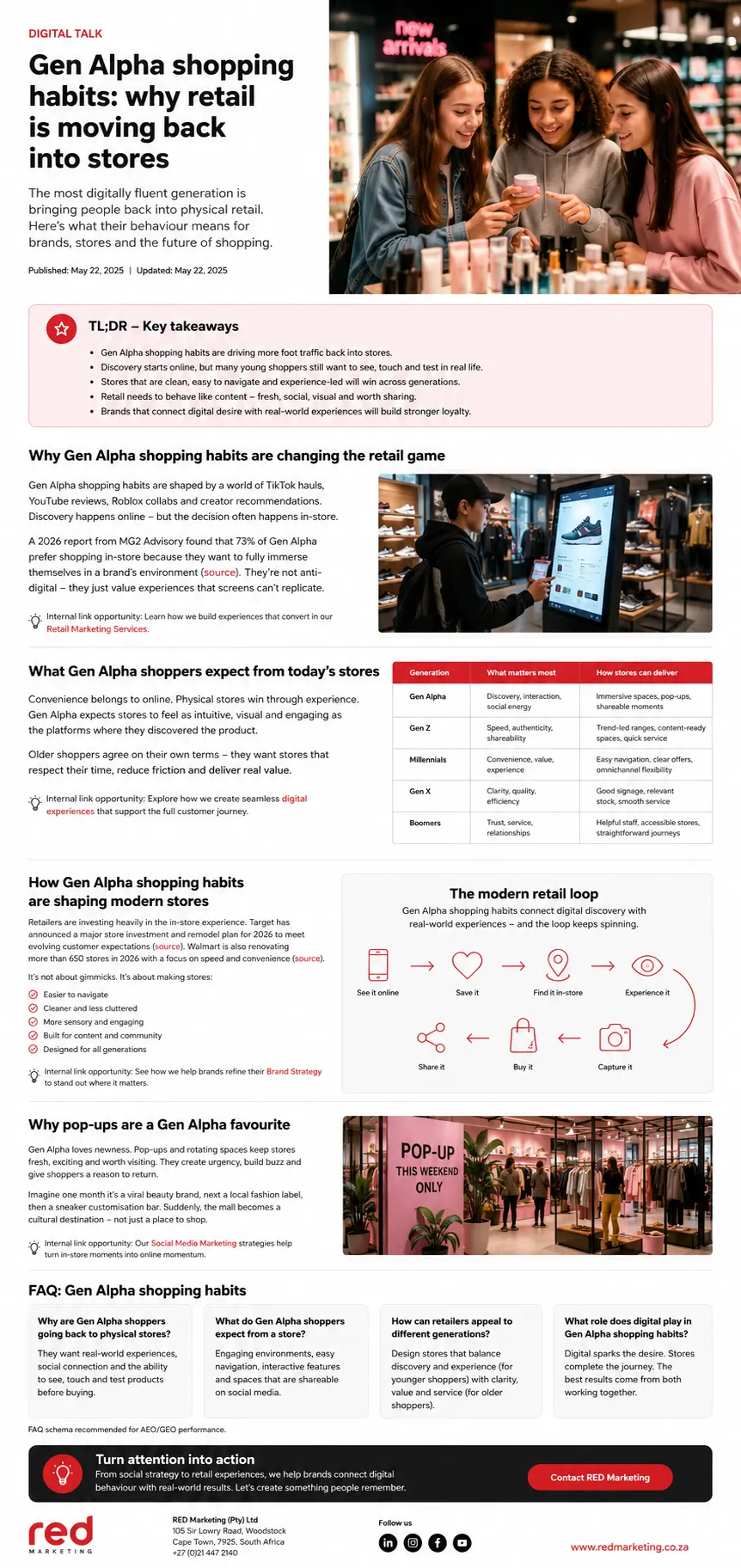 Gen Alpha shopping habits connecting online discovery with in-store shopping experiences