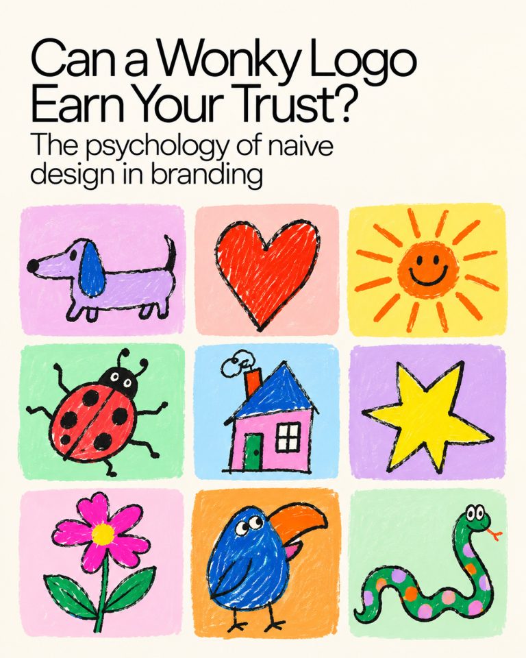 Naive design in branding and the psychology of trust